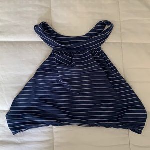 Boys + Arrows striped bikini top